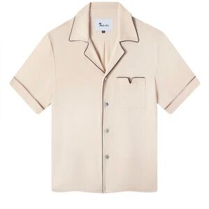 Tombolo Cabrisa Short Sleeve Button-Up Shirt Size XS